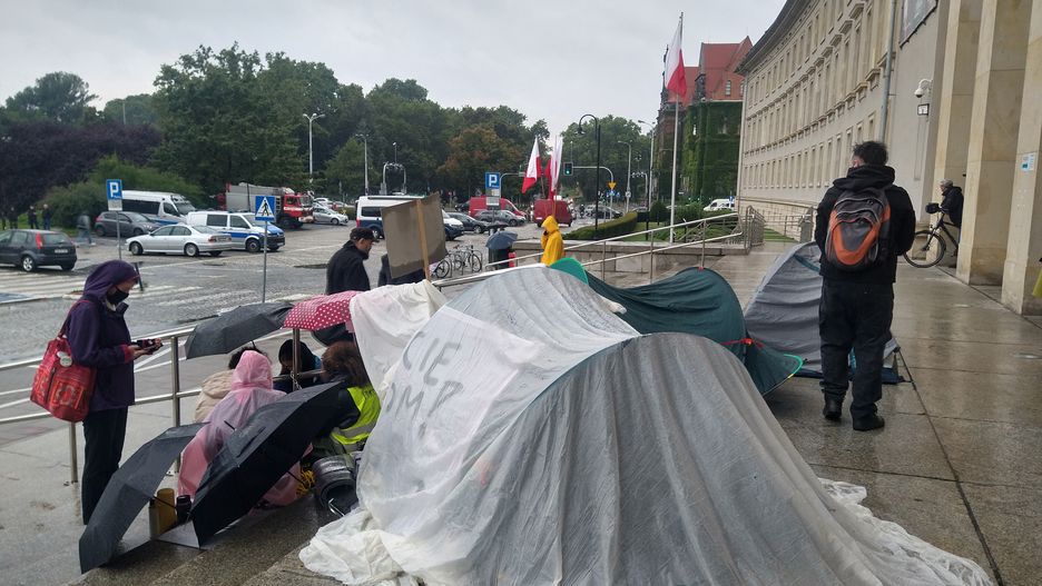 protest urząd wojewódzki