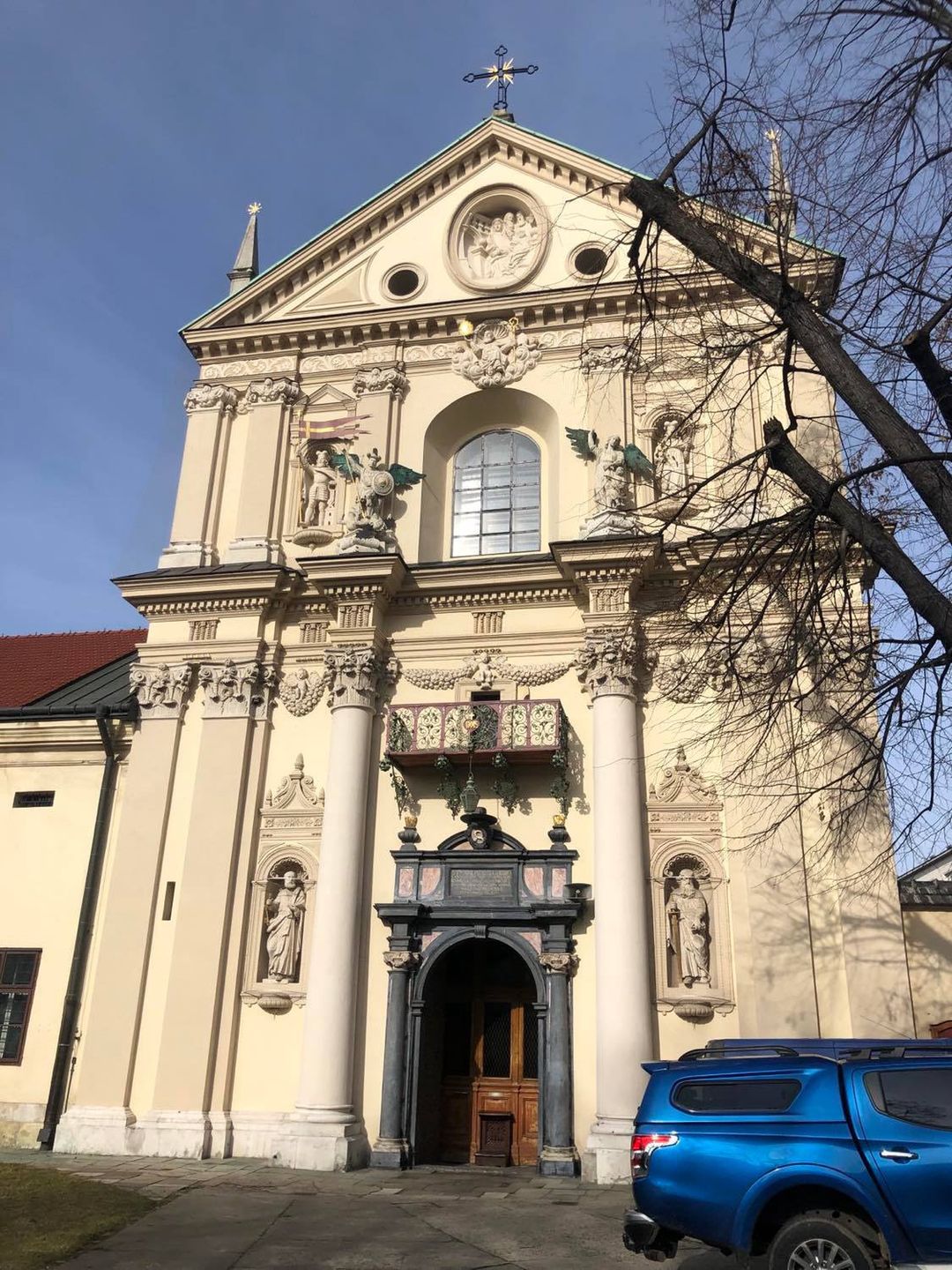 kościół św. Franciszka Salezego w Krakowie. To tutaj w 1995 roku ślub brała para prezydencka