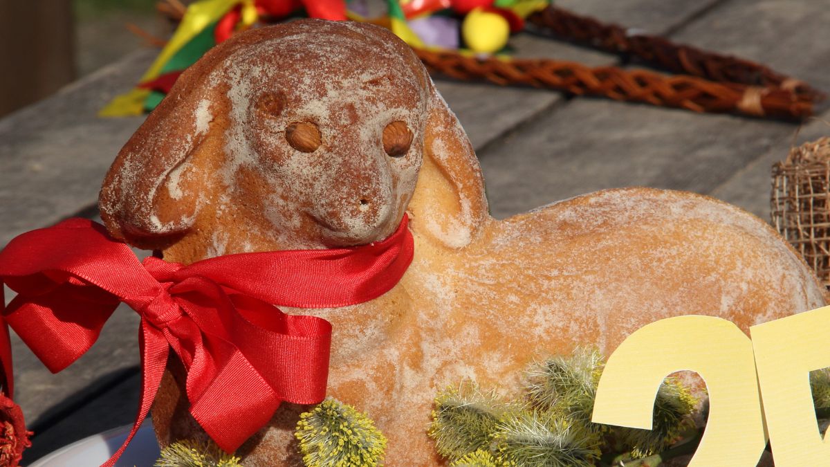 Baranek z chleba  - Pyszności