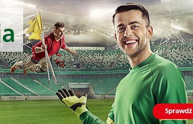 Łukasz Fabiański z fruwającym pracownikiem reklamują kredyt Zero Ciążenia w BZ WBK (wideo)