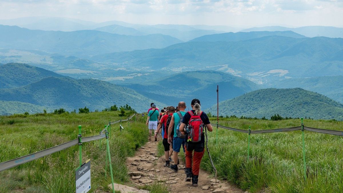 Turyści wybierają się w Bieszczady na krótkie wyprawy