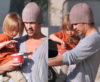 Colin Farrell na spacerze z Henrym! (ZDJĘCIA)