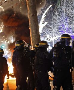 Dantejskie sceny w Paryżu. Policja użyła gazu łzawiącego