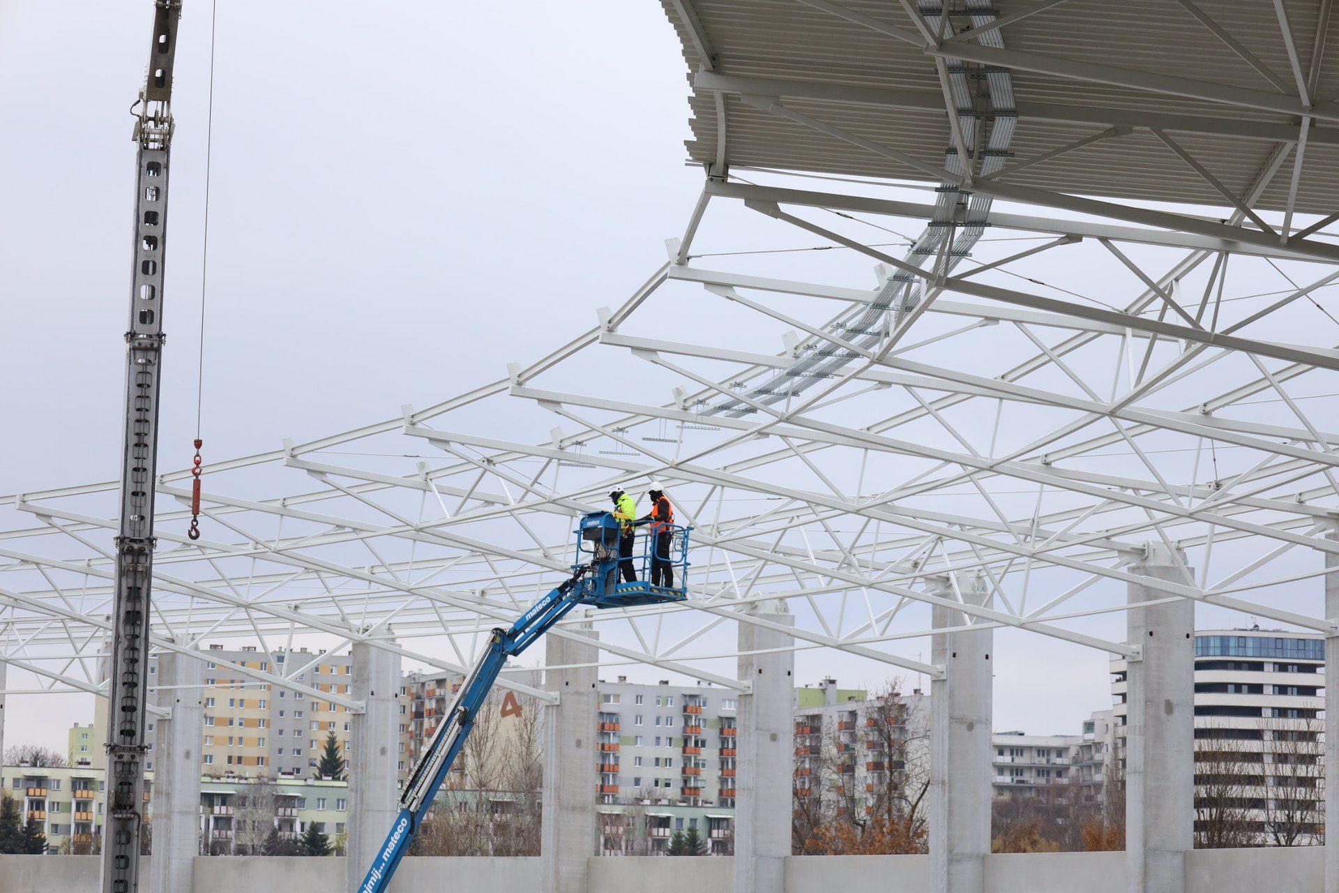 Przy ulicy Wyspiańskiego w Rzeszowie powstaje Podkarpackie Centrum Lekkiej Atletyki.