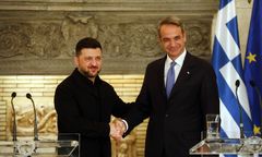 Zełenski w Atenach. Umowa z Grecją ma zabezpieczyć Ukrainę na zimę