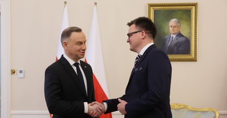 Finał spotkania Duda-Hołownia. Prezydent "wyraził ubolewanie"