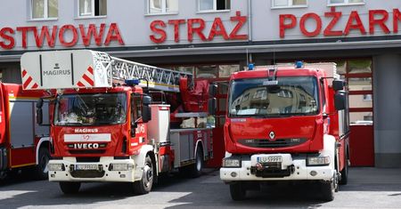 Nocny pożar mieszkania w Lublinie. „Spaliła się cała łazienka”