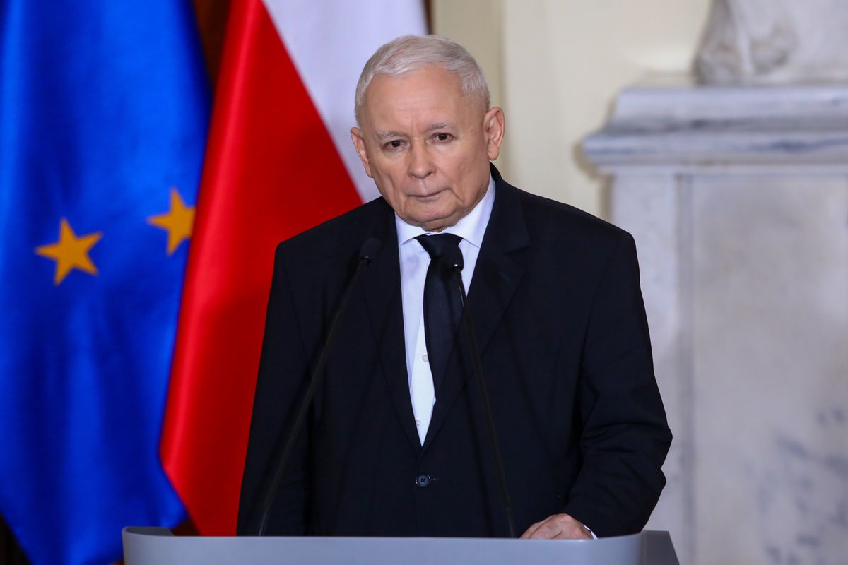 Prezes PiS i wicepremier Jarosław Kaczyński