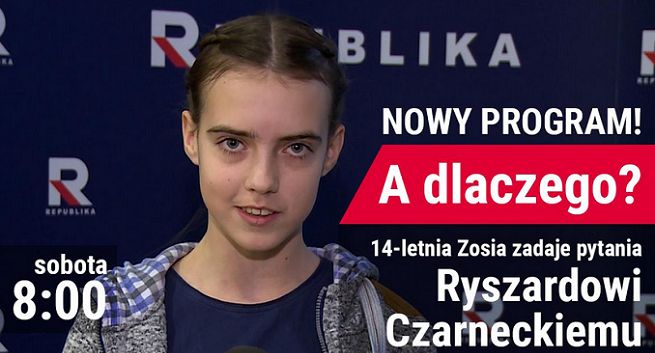 W nowym programie Telewizji Republika dzieci pytają polityków