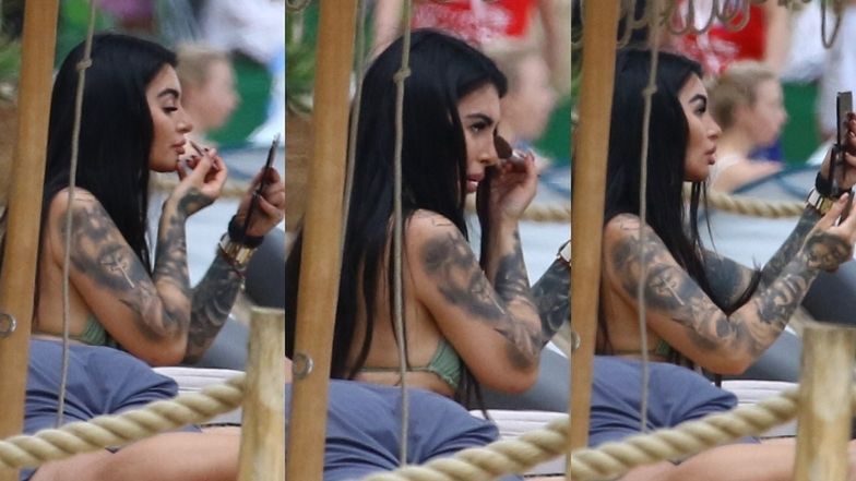 Anna Renusz z "Królowych życia" na plaży w Sopocie