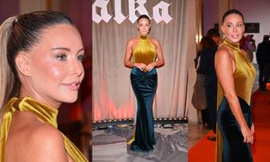 Małgorzata Rozenek-Majdan i jej ULTRAGŁADKA twarz meldują się na premierze "Lalki" (ZDJĘCIA)