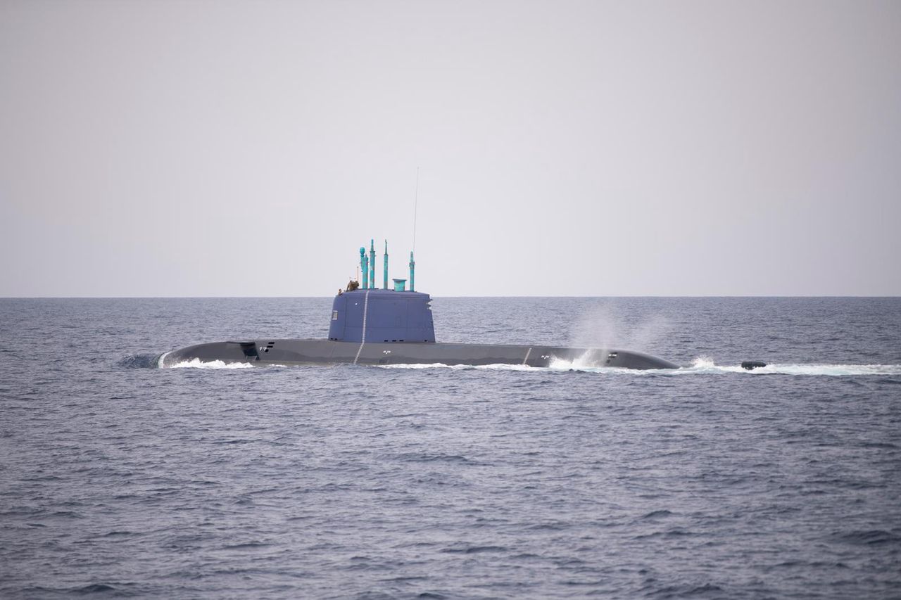 One of Israel's submarines