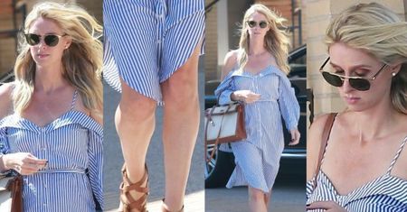 #TRENDY: Ciężarna Nicky Hilton w letniej sukience