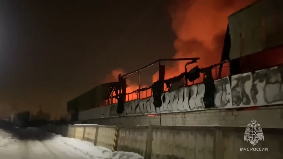 Pożar pod Moskwą. Kolejna fabryka w płomieniach