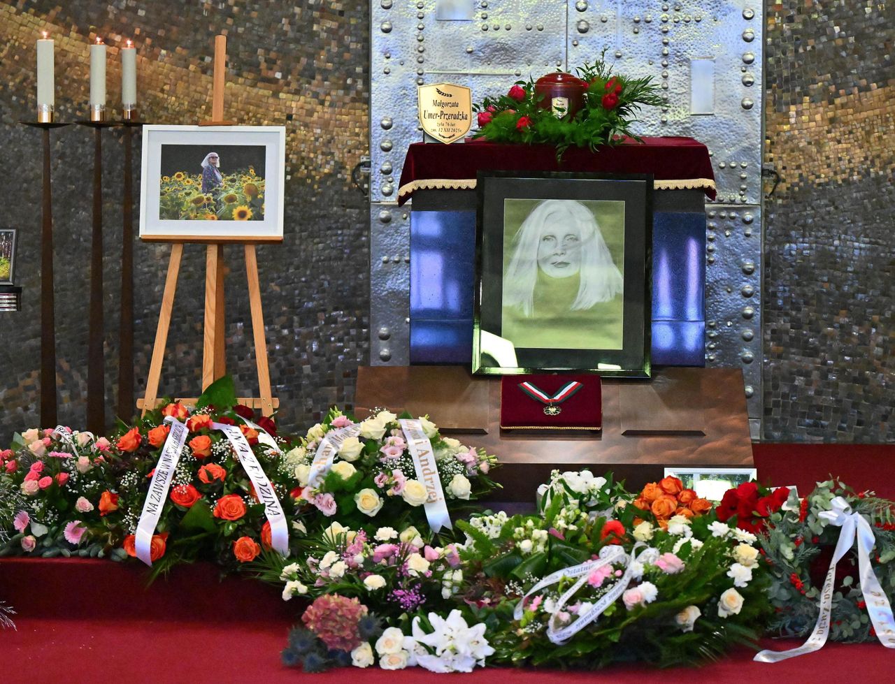 Bliscy żegnają Magdę Umer. Prywatna uroczystość