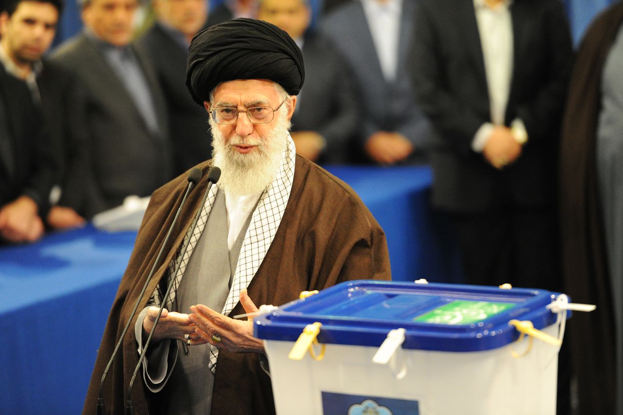 Przywódca Iranu Ali Chamenei.
