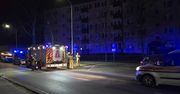 Przy ulicy Rembielińskiego 1 doszło do pożaru śmieci w piwnicy bloku
