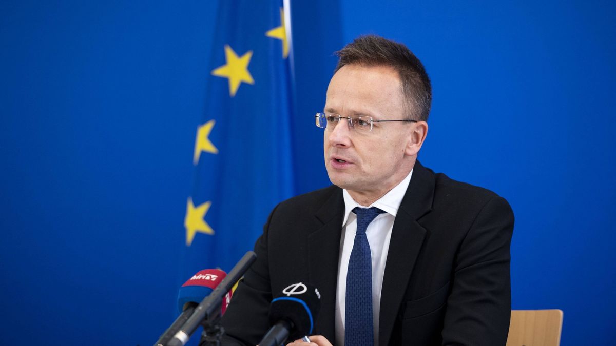 European Foreign Affairs Council in Luxembourg
epa11658726 Hungarian Minister of Foreign Affairs and Trade Peter Szijjarto holds a press conference following a meeting of the Foreign Affairs Council of the European Union in Luxembourg city in Luxembourg, 14 October 2024.  EPA/BOGLARKA BODNAR HUNGARY OUT 
Dostawca: PAP/EPA.
BOGLARKA BODNAR
diplomacy