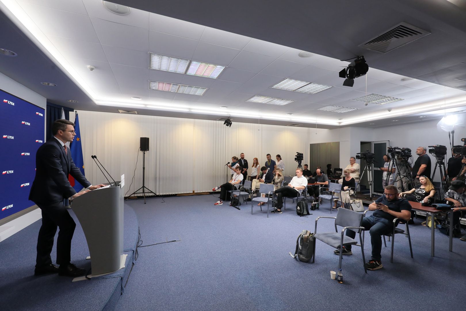 Spięcie na konferencji rządu. "Na jakim pan świecie żyje"