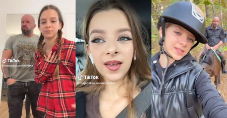 Córka Tomasza Oświecińskiego robi karierę na TikToku. 13-letnia Maja chętnie prezentuje w sieci wymyślne makijaże i tańce z rodzicami (WIDEO)
