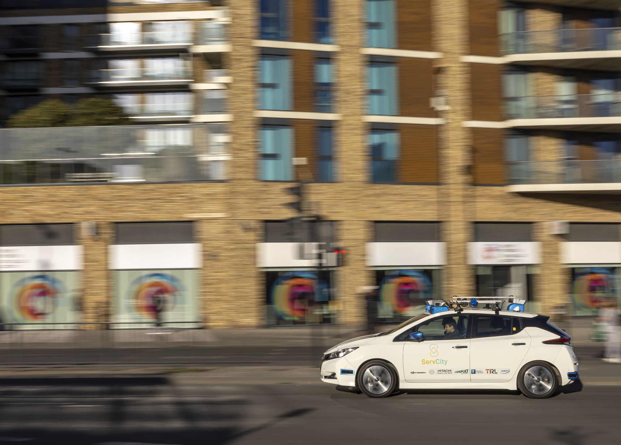 ServCity autonomiczny Nissan Leaf