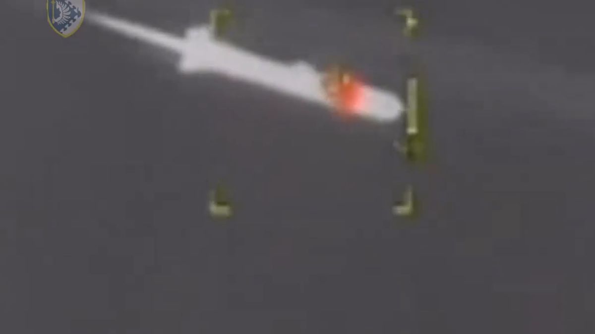 Rosyjska rakieta została zestrzelona