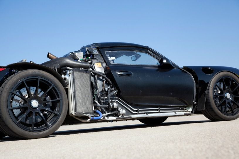 Porsche 918 Spyder prototyp (fot. Inside Line)