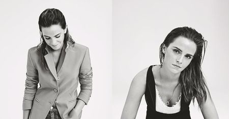 Naturalna Emma Watson w grudniowym "Elle"
