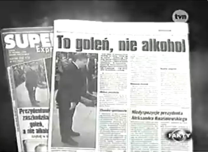 Reportaż o wizycie Aleksandra Kwaśniewskiego w Charkowie