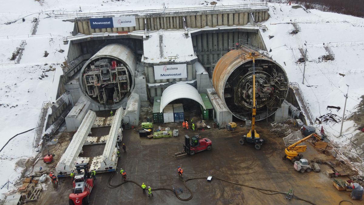 Portal północny tunelu - S19 Rzeszów Południe - Babica