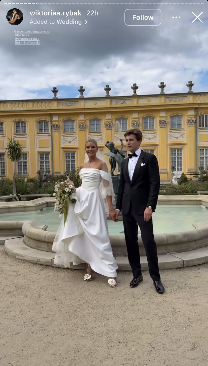 Ślub Piotra Królikowskiego i Wiktorii Rybak