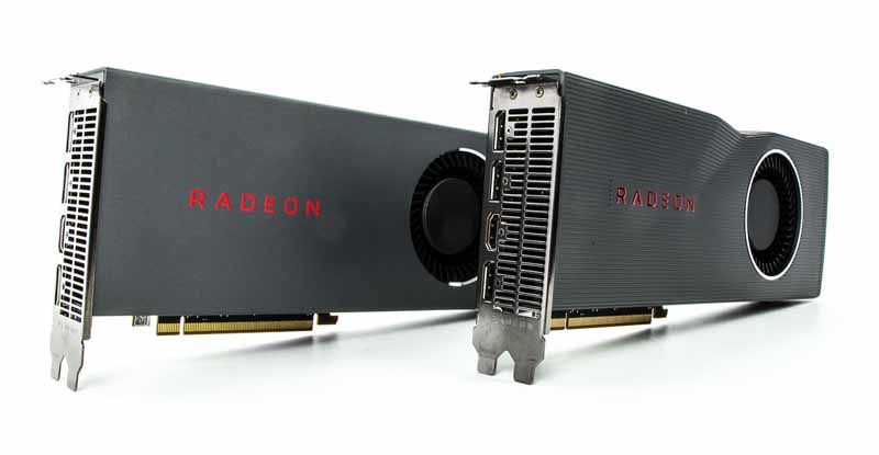 Dwie karty Radeon Navi