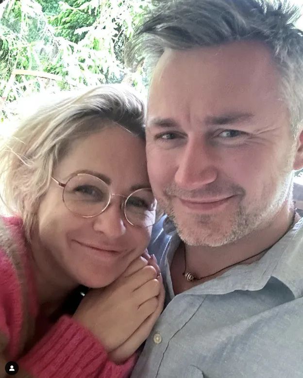 Małgorzata Ohme z byłym partnerem