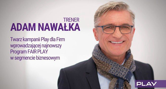 Adam Nawałka twarzą kampanii reklamowej sieci Play