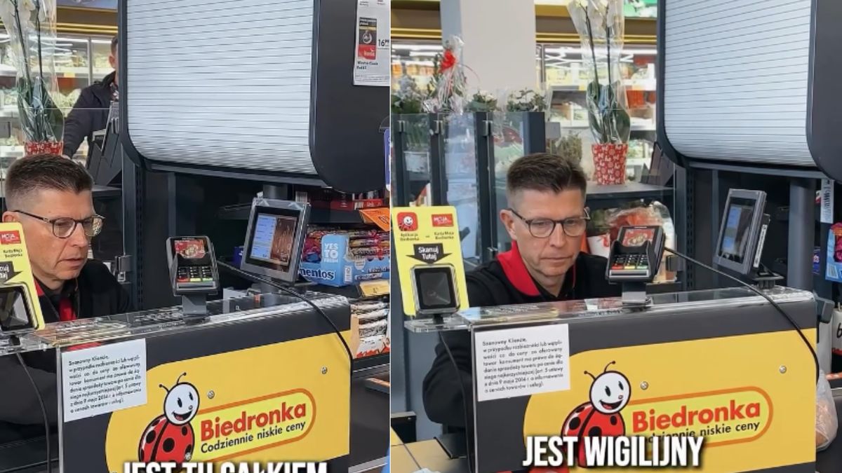 Ryszard Petru usiadł za kasą w Wigilię. Internauci go zmiażdżyli