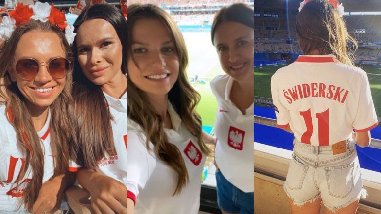 Żony i partnerki polskich piłkarzy kibicują im w meczu z Hiszpanią