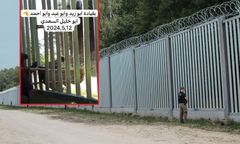 "Wystarczy 20 sekund". Tyle potrzebują migranci, żeby pokonać zaporę