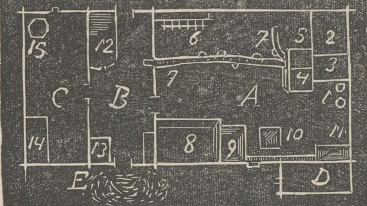 Plan chłopskiej chaty