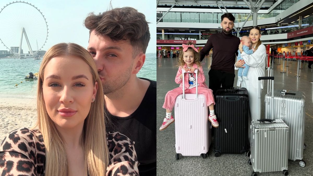 Andziaks i Luka wyjeżdżają na pierwsze wakacje z dwójką dzieci 
