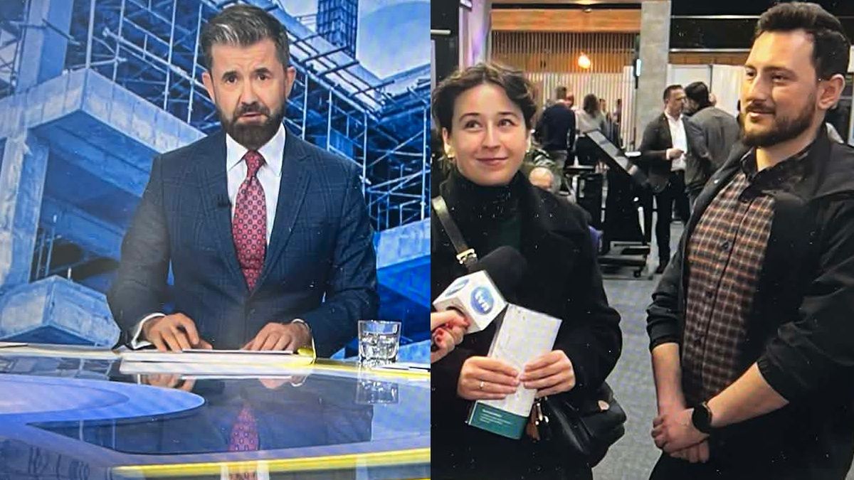 Kadr z programu "Fakty"