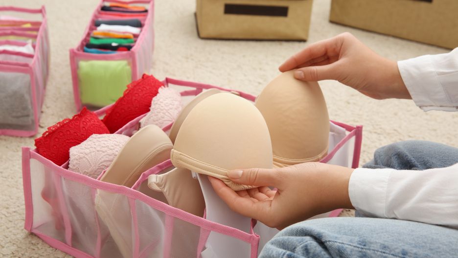 Woman folding clothes on floor, closeup. Japanese storage system
Olga Yastremska, New Africa, Afr
woman, home, floor, clothes, folding, closeup, person, vertical, stuff, organizing, concept, lifestyle, system, minimalism, storage, japanese, hands, adult, female, background, indoors, sitting, carpet, box, simplicity, clothing, minimalist, clean, basket, method, care, capsule, household, cleaning, housework, fold, wardrobe, stack, tidy, order, organizer, style, trendy, trend, brassiere, kondo, condo, mary, bra