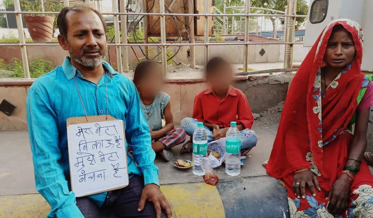Desperate act: Indian man tries to sell his son to repay debt
