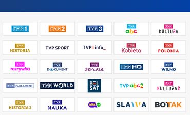 Logotypy kanałów Telewizji Polskiej 