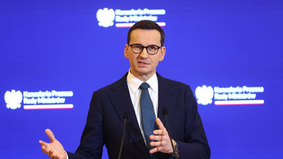 Konferencja premiera Mateusza Morawieckiego
10.01.2023 Warszawa Konferencja prasowa premiera Mateusza Morawieckiego
fot. Andrzej Iwanczuk/REPORTER
n/z: Mateusz Morawiecki
Andrzej Iwanczuk/REPORTER