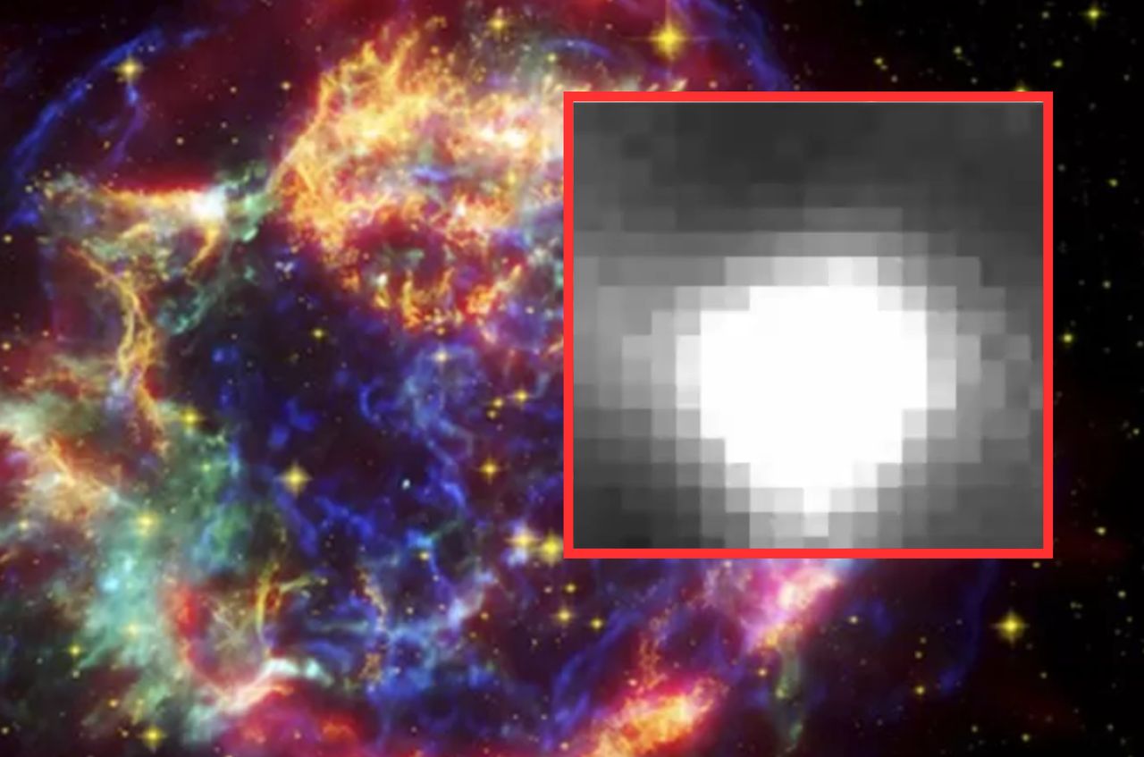 The NASA telescope registered a flare