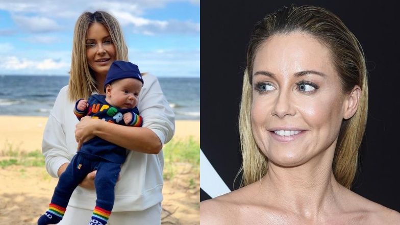 Małgorzata Rozenek i mały Henio życzą powodzenia uczniom