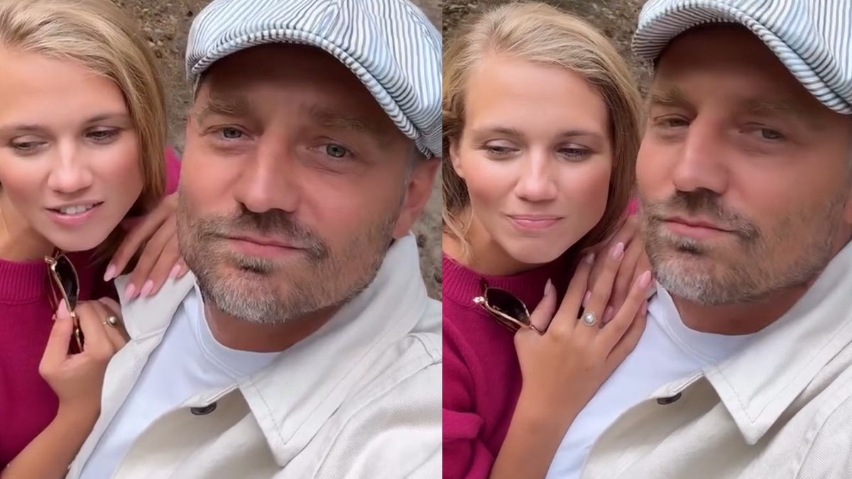 Agnieszka Kaczorowska i Marcin Rogacewicz