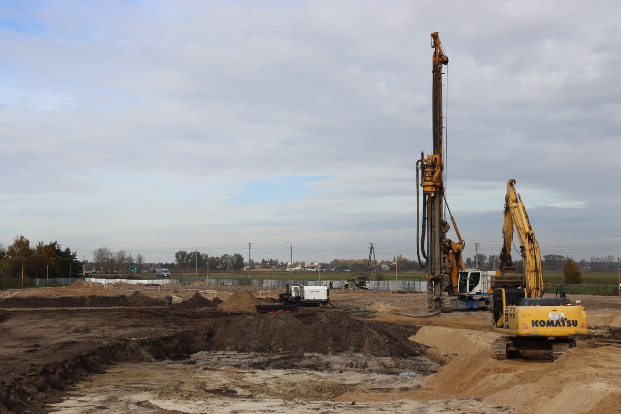 Łęczyca: Trwa budowa pierwszej galerii handlowej