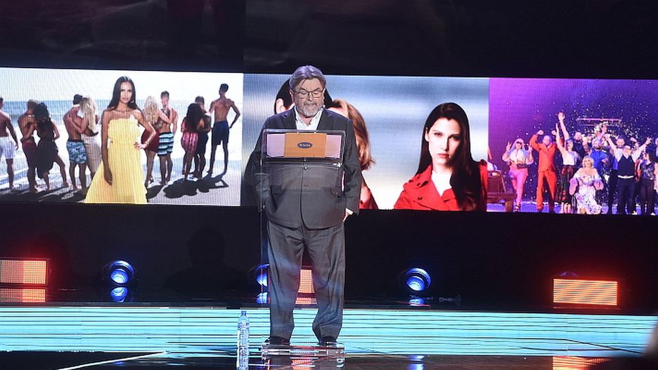 Edward Miszczak podczas prezentacji wiosennej ramówki TVN