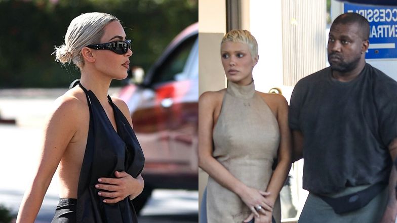 Kim Kardashian UPODABNIA się do Bianci Censori? Paparazzi "przyłapali" ją w bliźniaczej stylizacji (ZDJĘCIA)
